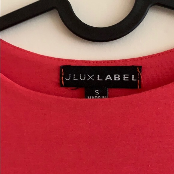 Jluxlabel - coral red bodysuit - Picture 2 of 2